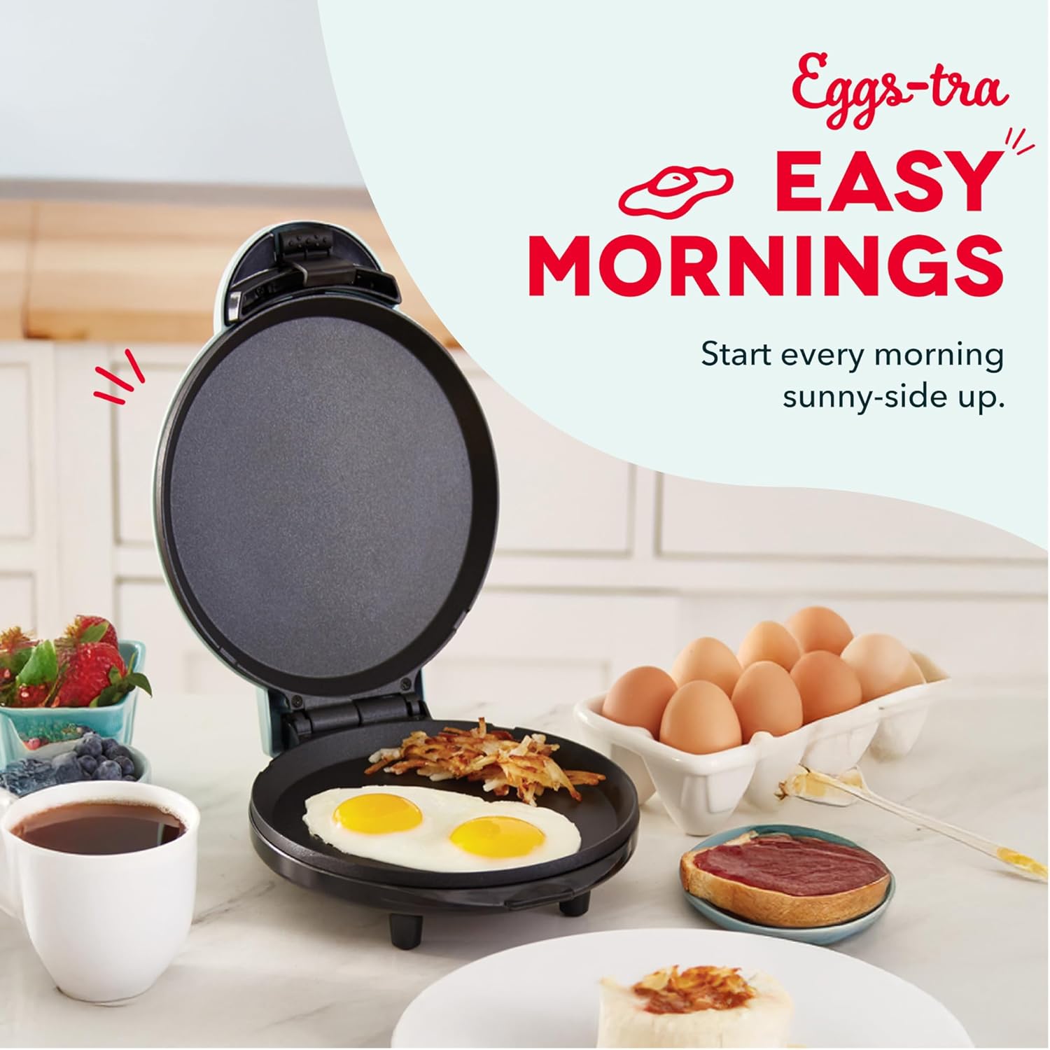 Electric Nonstick Pancake And Egg Griddle
