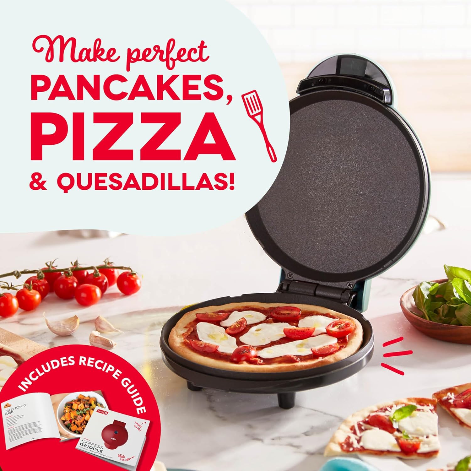 Electric Nonstick Pancake And Egg Griddle