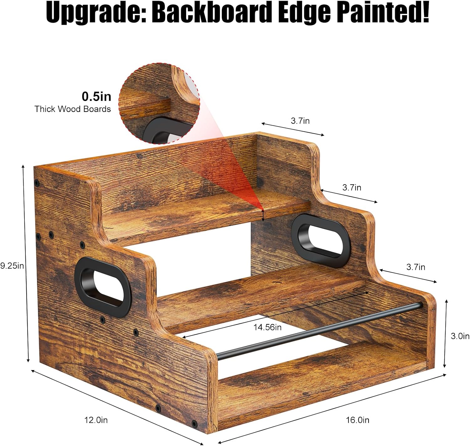 Home Retro Liquor Display Shelf Stand